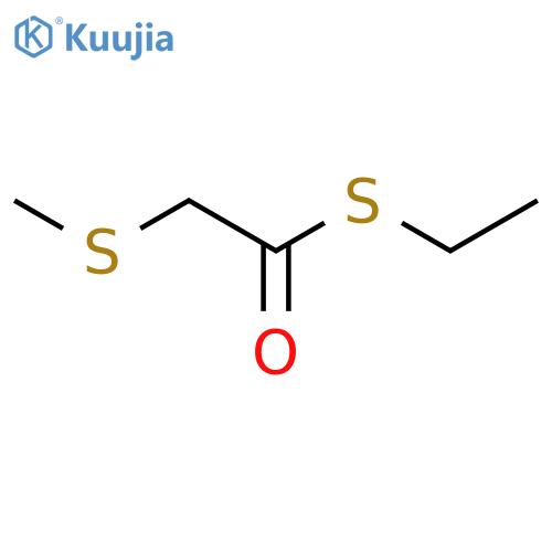 Ethanethioic acid,2-(methylthio)-, S-ethyl ester structure