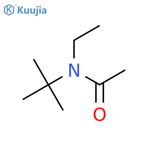 N-tert-butyl-N-ethylacetamide structure