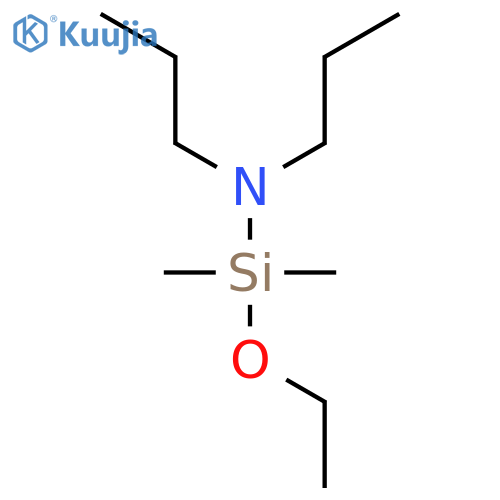 Silanamine, 1-ethoxy-1,1-dimethyl-N,N-dipropyl- structure