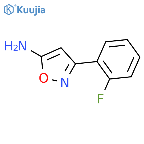 3-(2-Fluorophenyl)isoxazol-5-amine structure