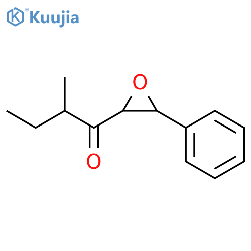 1-Butanone, 2-methyl-1-(3-phenyloxiranyl)- structure