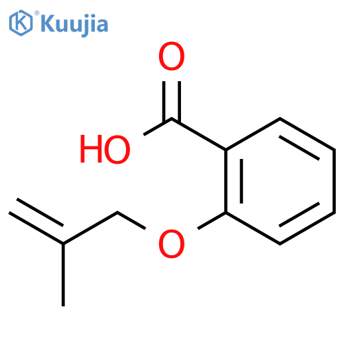 2-(2-Methylprop-2-en-1-yl)oxybenzoic Acid structure