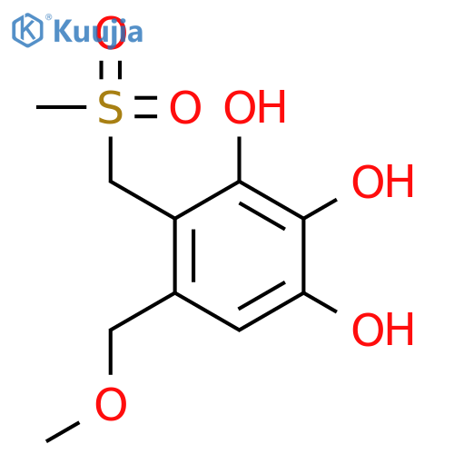 2-methylsulfonylmethyl-3,4,5-trihydroxybenzyl methyl ether structure