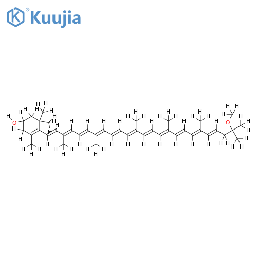 (3R)-1'-methoxy-3',4'-didehydro-1',2'-dihydro-beta,phi-caroten-3-ol structure