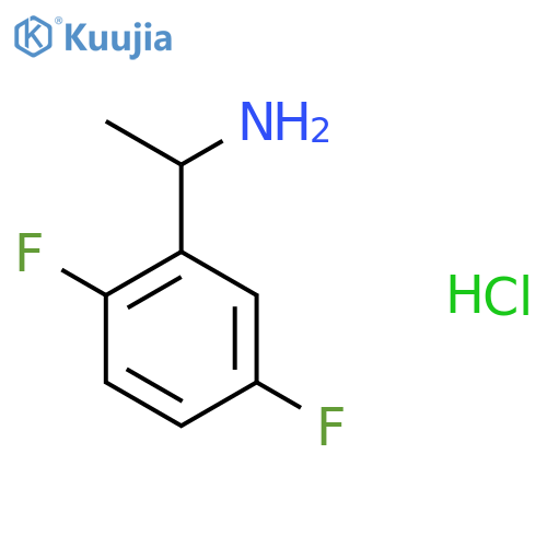 1-(2,5-Difluorophenyl)ethan-1-amine hydrochloride structure