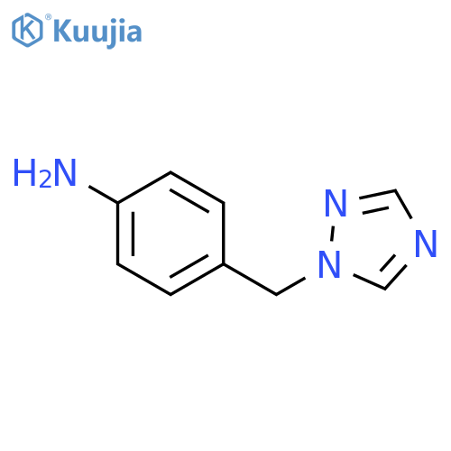 4-(1H-1,2,4-Triazol-1-ylmethyl)benzenamine structure