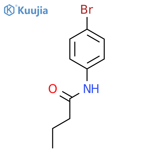 N-(4-Bromophenyl)butanamide structure