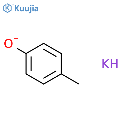 Phenol, 4-methyl-, potassium salt structure