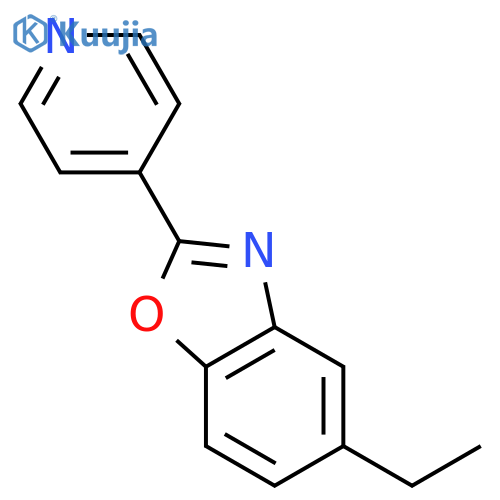 5-Ethyl-2-(pyridin-4-yl)benzo[d]oxazole structure