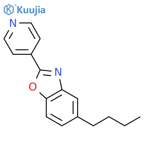 5-Butyl-2-(pyridin-4-yl)benzo[d]oxazole structure