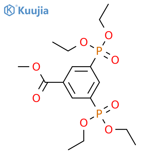 Methyl 3,5-bis(diethoxyphosphoryl)benzoate structure