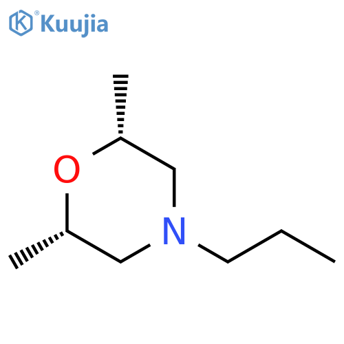Morpholine, 2,6-dimethyl-4-propyl-, cis- structure