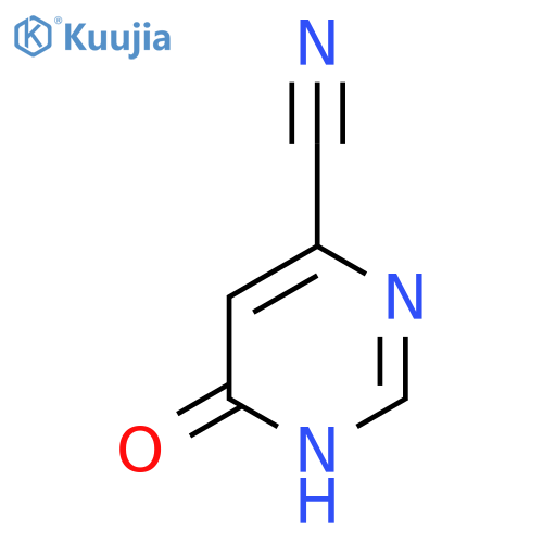 6-Hydroxypyrimidine-4-carbonitrile structure