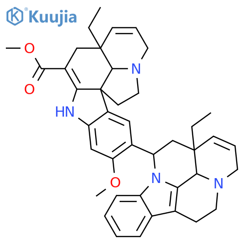 Aspidospermidine-3-carboxylicacid,2,3,6,7-tetradehydro-15-(17,18-didehydro-14,15-dihydroeburnamenin-14-yl)-16-methoxy-,methyl ester, (5a,12R,19a)- (9CI) structure