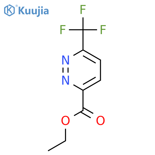 Ethyl 6-(trifluoromethyl)pyridazine-3-carboxylate structure