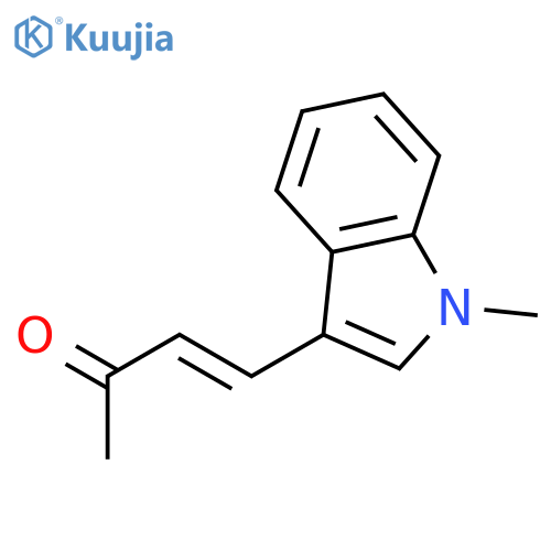 4-(1-methyl-1H-indol-3-yl)but-3-en-2-one structure