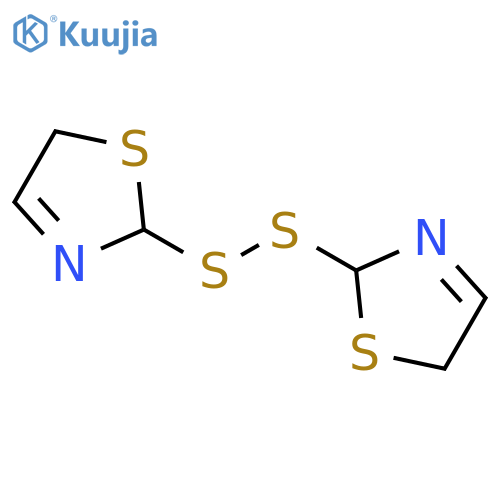 Thiazole, 2,2′-dithiobis[2,5-dihydro- structure