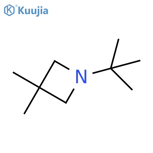AZETIDINE, 1-(1,1-DIMETHYLETHYL)-3,3-DIMETHYL- structure