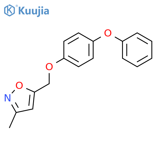 Isoxazole, 3-methyl-5-[(4-phenoxyphenoxy)methyl]- structure