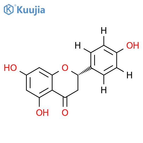 4H-1-Benzopyran-4-one, 2,3-dihydro-5,7-dihydroxy-2-(4-hydroxyphenyl-2,3,5,6-d4)-, (2S)- structure