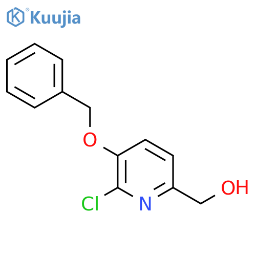 5-(Benzyloxy)-6-chloro-2-pyridinylmethanol structure