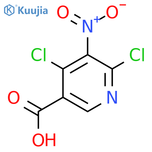 4,6-Dichloro-5-nitronicotinic acid structure