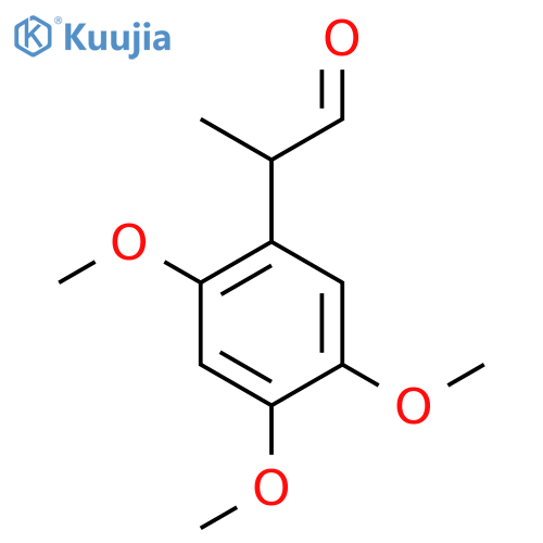 2-(2,4,5-trimethoxyphenyl)propanal structure