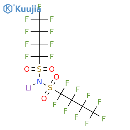 Lithium Bis(nonafluorobutanesulfonyl)imide structure