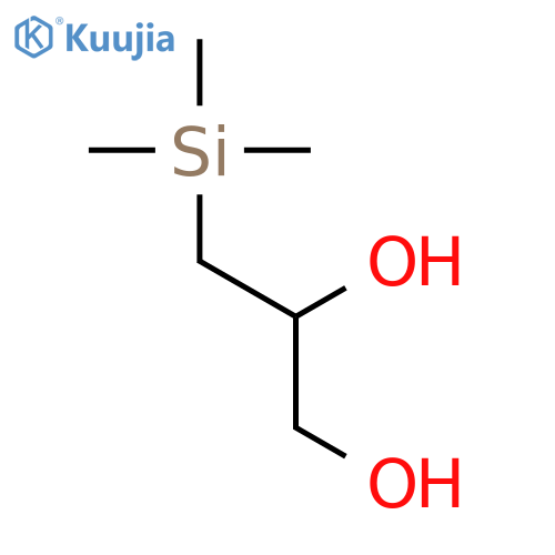 1,2-Propanediol,3-(trimethylsilyl)- structure