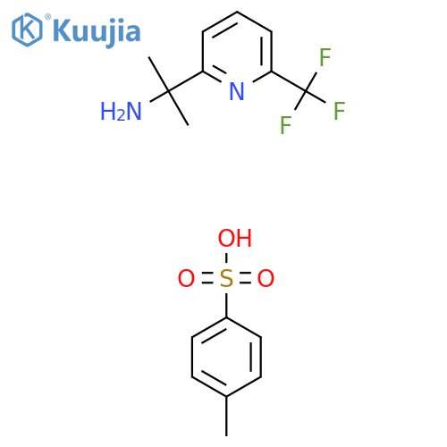 2-(6-(Trifluoromethyl)pyridin-2-yl)propan-2-amine 4-methylbenzenesulfonate structure