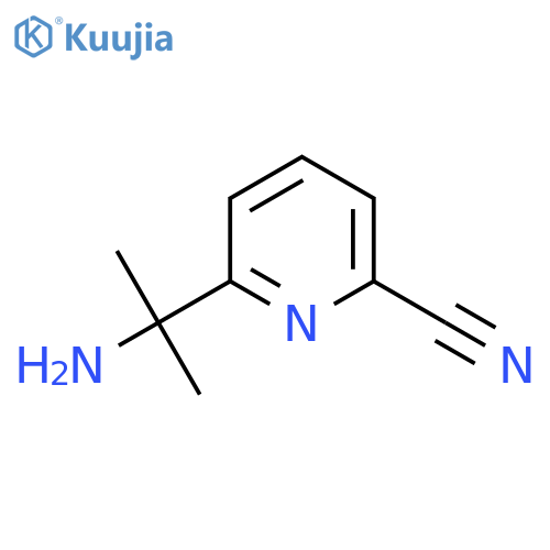 6-(2-Aminopropan-2-yl)picolinonitrile structure