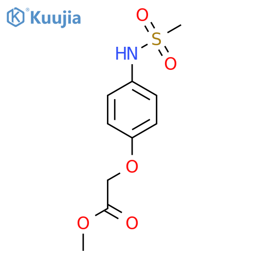 2-4-(Methylsulfonyl)aminophenoxy-acetic Acid Methyl Ester structure