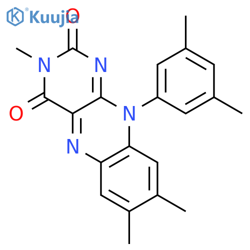 Benzo[g]pteridine-2,4(3H,10H)-dione,10-(3,5-dimethylphenyl)-3,7,8-trimethyl- structure