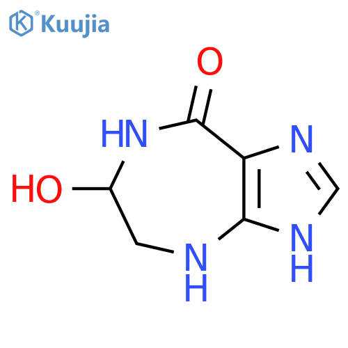 4,5,6,7-tetrahydro-6-hydroxy-Imidazo[4,5-e][1,4]diazepin-8(3H)-one structure