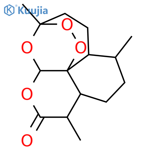 (3R,5aS,6R,8aS,9R,12S,12aR)-octahydro-3,6,9-trimethyl-3,12-epoxy-12H-pyrano[4,3-j]-1,2-benzodioxepin-10(3H)-one structure