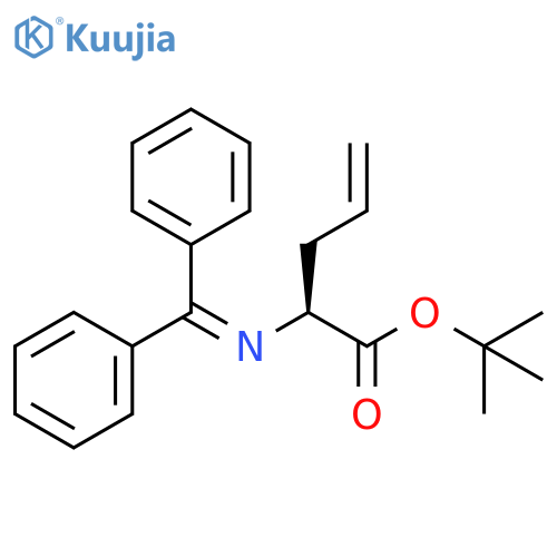 4-Pentenoic acid, 2-[(diphenylmethylene)amino]-, 1,1-dimethylethylester, (2S)- structure