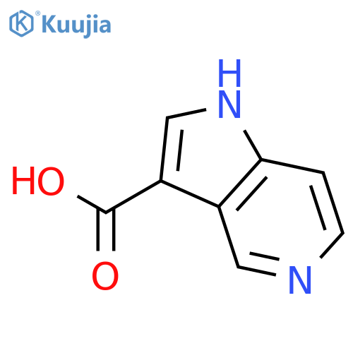 1H-Pyrrolo[3,2-c]pyridine-3-carboxylic acid structure