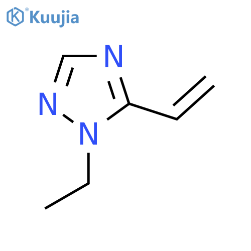 5-ethenyl-1-ethyl-1H-1,2,4-triazole structure