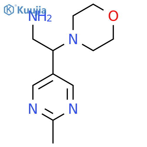 2-(2-Methylpyrimidin-5-yl)-2-morpholinoethanamine structure