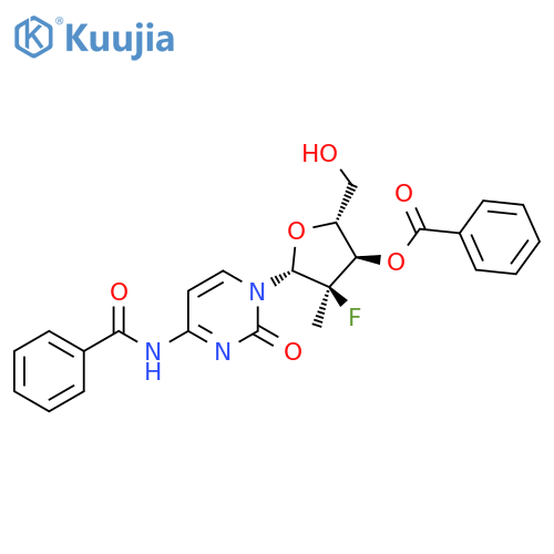 Cytidine, N-benzoyl-2'-deoxy-2'-fluoro-2'-methyl-, 3'-benzoate, (2'R)- structure