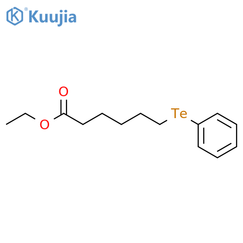 5-(ethoxycarbonyl)pentyl phenyl telluride structure
