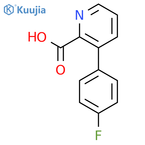 3-(4-Fluorophenyl)picolinic acid structure
