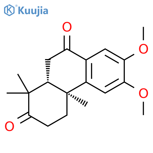 2,9(1H,3H)-Phenanthrenedione,4,4a,10,10a-tetrahydro-6,7-dimethoxy-1,1,4a-trimethyl-, (4aS,10aR)- structure