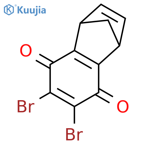 1,4-Methanonaphthalene-5,8-dione, 6,7-dibromo-1,4-dihydro- structure