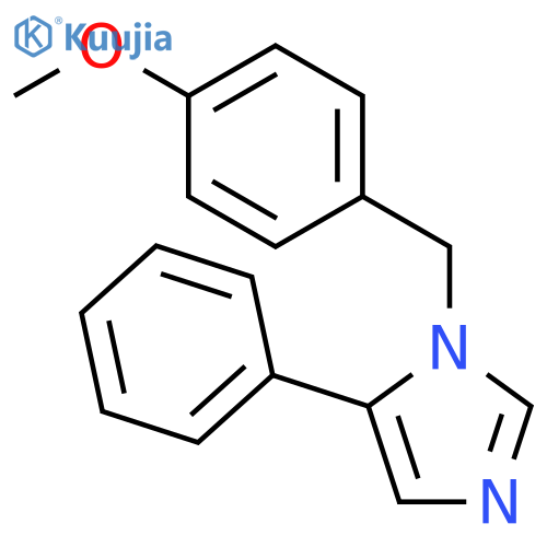 1-(4-Methoxybenzyl)-5-phenyl-1H-imidazole structure