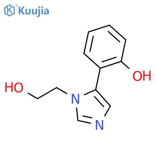 5-(2-hydroxyphenyl)-1H-Imidazole-1-ethanol structure