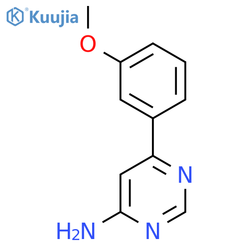 6-(3-Methoxyphenyl)pyrimidin-4-amine structure