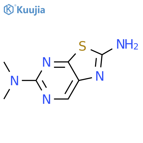 N5,N5-DIMETHYLTHIAZOLO[5,4-D]PYRIMIDINE-2,5-DIAMINE structure