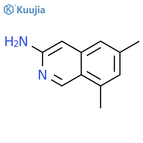 6,8-dimethyl-3-Isoquinolinamine structure