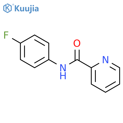 2-PYRIDINECARBOXAMIDE, N-(4-FLUOROPHENYL)- structure